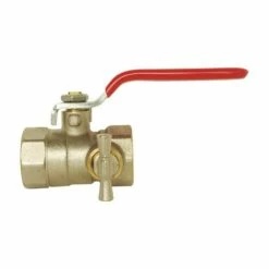 Vanne à Sphère Double Femelle à Purge 15/21 V370 - Manette Plate 8 Vanne à Sphère Double Femelle à Purge 15/21 V370 - Manette Plate -ROBINETTERIE HAMMEL Soldes 373 15A 2