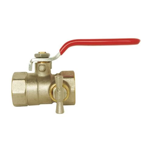 Vanne à Sphère Double Femelle à Purge 15/21 V370 - Manette Plate 4 Vanne à Sphère Double Femelle à Purge 15/21 V370 - Manette Plate – Image 2