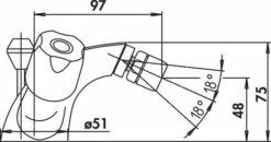 Mélangeur De Bidet Senso Ceram Chromé 5 Mélangeur De Bidet Senso Ceram Chromé -ROBINETTERIE HAMMEL Soldes 3853 1 2
