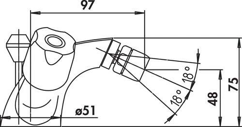 Mélangeur De Bidet Senso Ceram Chromé 4 Mélangeur De Bidet Senso Ceram Chromé – Image 2