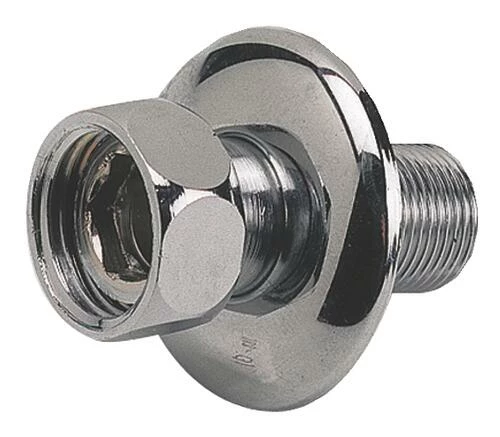 Raccord Droit Laiton Chromé Mâle 15/21- écrou 20/27 3 Raccord Droit Laiton Chromé Mâle 15/21- écrou 20/27