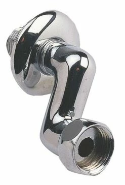 Raccord Laiton Chromé Contre Coudé Excentre 32- Mâle 12/17- écrou 15/21