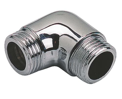 Raccord équerre Laiton Chromé Double Mâle 20/27 3 Raccord équerre Laiton Chromé Double Mâle 20/27
