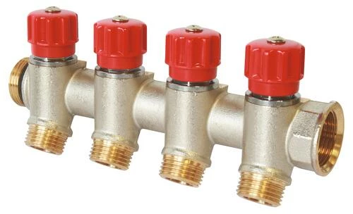 Collecteur Avec Vannes 4 Départs EASY LOCK Départ 3/4EK Arrivé 26/34 - FIXOCONNECT 3 Collecteur Avec Vannes 4 Départs EASY LOCK Départ 3/4EK Arrivé 26/34 - FIXOCONNECT