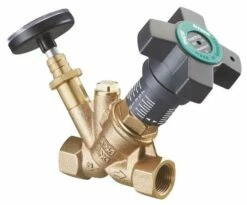 Vanne D'équilibrage En Bronze 15/21 Aquastrom C Avec Thermometre - OVENTROP