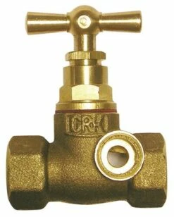 Robinet D'arrêt à Visser Double Femelle à Purge 26/34