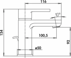 Mitigeur De Lavabo Absolu Advance - ROLF 10 Mitigeur De Lavabo Absolu Advance - ROLF -ROBINETTERIE HAMMEL Soldes 45251 4