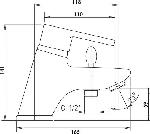Mitigeur De Bain-douche Monotrou Absolu Advance - ROLF 4 Mitigeur De Bain-douche Monotrou Absolu Advance - ROLF – Image 2