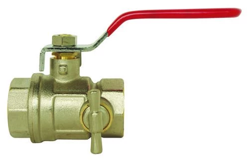 Vanne à Sphère Double Femelle à Purge 20/27 - Manette Plate 4 Vanne à Sphère Double Femelle à Purge 20/27 - Manette Plate – Image 2