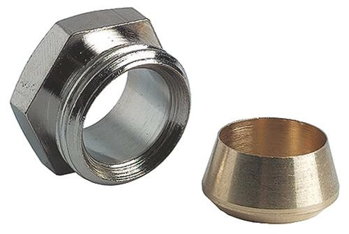 Raccord Bague Laiton Pour Raccordement Sur Tube Cuivre ø14-15/21 3 Raccord Bague Laiton Pour Raccordement Sur Tube Cuivre ø14-15/21