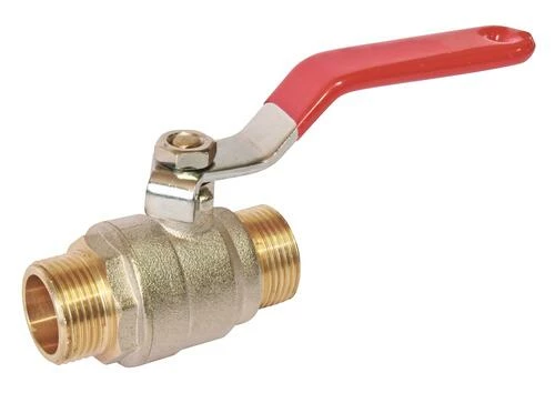 Vanne à Sphère Double Mâle 15/21 V490 - Manette Plate - PRONORM 3 Vanne à Sphère Double Mâle 15/21 V490 - Manette Plate - PRONORM