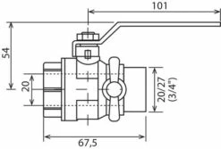 Vanne à Sphère Mâle Femelle 20/27 à Purge V490 - Manette Plate - PRONORM 5 Vanne à Sphère Mâle Femelle 20/27 à Purge V490 - Manette Plate - PRONORM -ROBINETTERIE HAMMEL Soldes 495 2020S 2