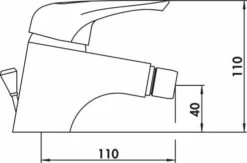 Mitigeur De Bidet Access - ROLF 5 Mitigeur De Bidet Access - ROLF -ROBINETTERIE HAMMEL Soldes 5001 2 2