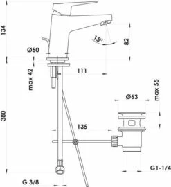 Mitigeur De Lavabo Fact'Ory Nickel Brossé - ROLF 7 Mitigeur De Lavabo Fact'Ory Nickel Brossé - ROLF -ROBINETTERIE HAMMEL Soldes 501011316 3