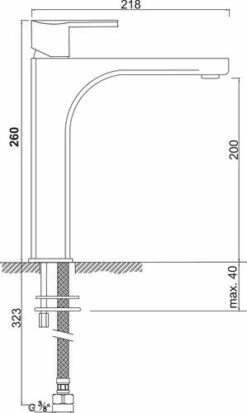 Mitigeur De Lavabo Taille L Nam'O C3 - ROLF -ROBINETTERIE HAMMEL Soldes 501011603 2