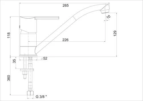 Mitigeur D'évier Nam'O C3 - ROLF 4 Mitigeur D'évier Nam'O C3 - ROLF – Image 2
