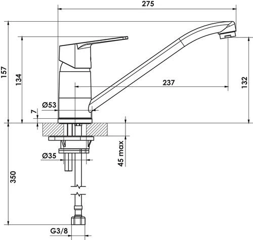 Mitigeur D'évier Ely'O Bec Mobile C3 - ROLF 4 Mitigeur D'évier Ely'O Bec Mobile C3 - ROLF – Image 2