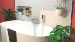 Thermostatique De Bain-douche Mural Cuadr'O - ROLF -ROBINETTERIE HAMMEL Soldes 501015509 2