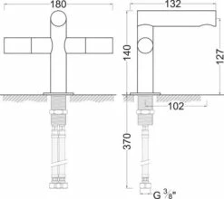 Mélangeur De Lavabo Ori'O - ROLF -ROBINETTERIE HAMMEL Soldes 501016004 2