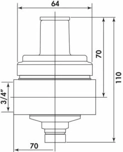 Réducteur De Pression à Membrane Double Femelle 20/27 - PRONORM -ROBINETTERIE HAMMEL Soldes 506 20 2