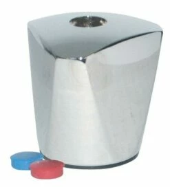 Croisillon Métal Tricorne Chromé Pour Tête Universelle