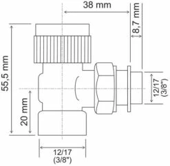 Corps De Robinet Thermostatique équerre Femelle 12/17 - SOMATHERM 7 Corps De Robinet Thermostatique équerre Femelle 12/17 - SOMATHERM -ROBINETTERIE HAMMEL Soldes 5501217 3