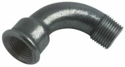 Coude Fonte Noire Grand Rayon 90° Mâle Femelle N° 1
