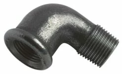 Coude égal Fonte Noire Petit Rayon 90° Mâle Femelle N° 92