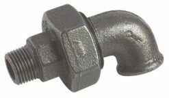 Coude Union Conique Fonte Noire Mâle Femelle N° 98