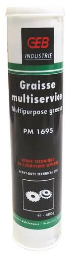 Graisse Multi-services Pour Roulements, Paliers Et Toutes Articulations - GEB
