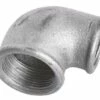 Coude Réduit Fonte Galvanisée Petit Rayon 90° Double Femelle N° 90r