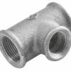 Té Réduit Fonte Galvanisée Triple Femelle N° 130r -ROBINETTERIE HAMMEL Soldes 59130 20 15 20