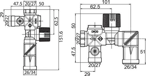 Groupe De Sécurité Orientable Siège Inox - SOMATHERM 5 Groupe De Sécurité Orientable Siège Inox - SOMATHERM – Image 3