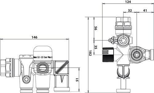 Kit Groupe Triple Sécurité Orientable Siège Inox - SOMATHERM 4 Kit Groupe Triple Sécurité Orientable Siège Inox - SOMATHERM – Image 2