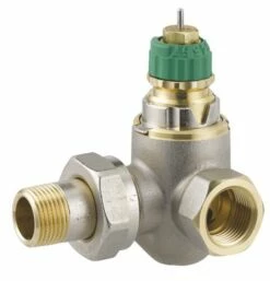 Corps De Robinet Thermostatique Angle à Droite Ra-dv Auto-equilibrant 15/21 - DANFOSS