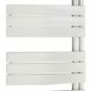 Radiateur Sèche-serviettes Eau Chaude 525W FLAG Lames Droites Blanc - DELTACALOR -ROBINETTERIE HAMMEL Soldes 601512401