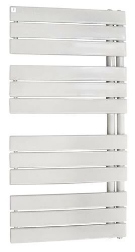 Radiateur Sèche-serviettes Eau Chaude 525W FLAG Lames Droites Blanc - DELTACALOR 3 Radiateur Sèche-serviettes Eau Chaude 525W FLAG Lames Droites Blanc - DELTACALOR
