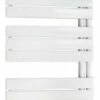 Radiateur Sèche-serviettes électrique FLAG 750W Lames Droites Blanc - DELTACALOR -ROBINETTERIE HAMMEL Soldes 601512505