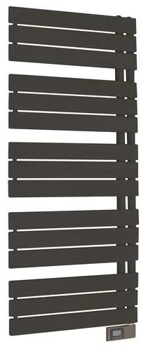 Radiateur Sèche-serviettes électrique FLAG 750W Lames Droites Noir - DELTACALOR