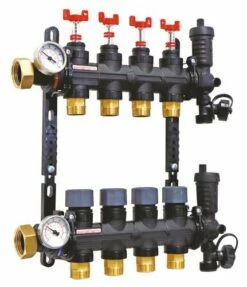 Collecteur PCBT 4 Départs En Matériau De Synthèse - SOMATHERM -ROBINETTERIE HAMMEL Soldes 603010803 2