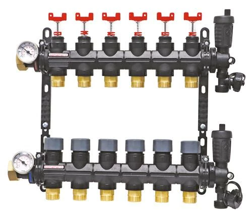 Collecteur PCBT 6 Départs En Matériau De Synthèse - SOMATHERM 3 Collecteur PCBT 6 Départs En Matériau De Synthèse - SOMATHERM