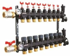 Collecteur PCBT Avec Vannes 8 Départs En Matériau De Synthèse - SOMATHERM