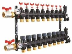 Collecteur PCBT Avec Vannes 9 Départs En Matériau De Synthèse - SOMATHERM