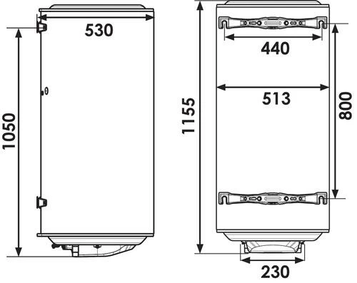 Chauffe Eau électrique Blindé Mural Vertical Chauffeo 150 Litres - ATLANTIC 5 Chauffe Eau électrique Blindé Mural Vertical Chauffeo 150 Litres - ATLANTIC – Image 3