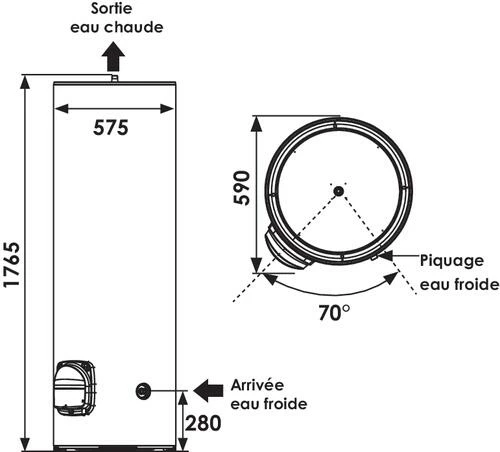 Chauffe Eau électrique Blindé Mural Vertical Chauffeo 300 Litres - ATLANTIC 5 Chauffe Eau électrique Blindé Mural Vertical Chauffeo 300 Litres - ATLANTIC – Image 3