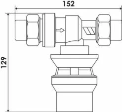 WATTS Disconnecteur Antipollution Ca-a Compact 20/27 -ROBINETTERIE HAMMEL Soldes 605011508 2