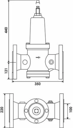 Réducteur De Pression à Brides DRVD DN 100 - WATTS -ROBINETTERIE HAMMEL Soldes 605012003 2