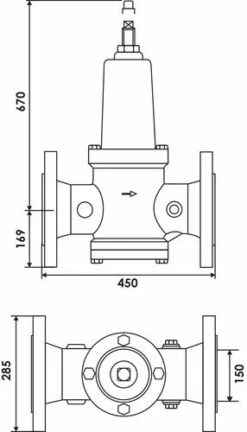 Réducteur De Pression à Brides DRVD DN 125 - WATTS -ROBINETTERIE HAMMEL Soldes 605012004 2