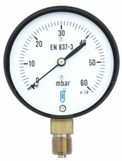 Manomètre à Capsule ø100 - 0 à 60 Mbars