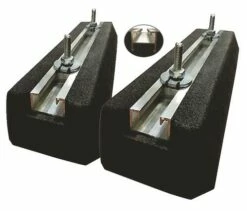 Lot De 2 Supports De Sol Rubber 400 Kgs